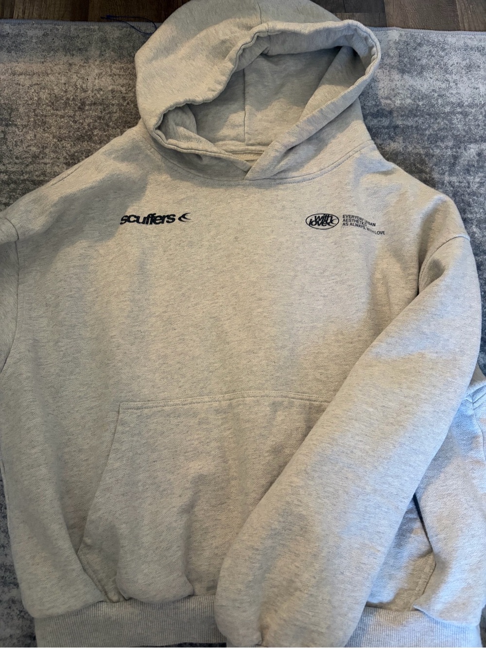Light Gray scuffers Hoodie Sweatshirt